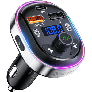 SONRU​ Bluetooth 5.3 FM Transmitter for Car PD 30W & QC3.0 18W